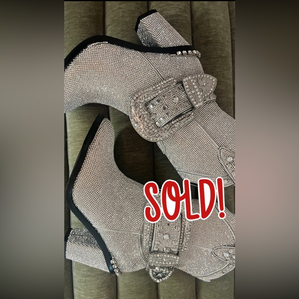 Rhinestone Boots, Brand- Dolls kill, Size 6, New- never worn!